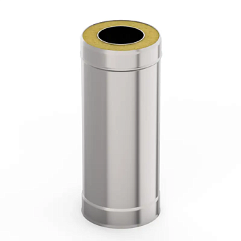 картинка Труба сэндвич D115/200 L500 нерж.сталь 430-0.5мм от магазина Пиломатериалы Чайковский