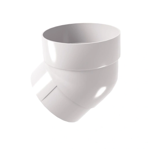 картинка Колено трубы ПВХ 45° белое от магазина Пиломатериалы Чайковский