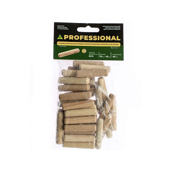 картинка Шкант мебельный ПРОФЕССИОНАЛ 10*45мм бук (40шт/уп) от магазина Пиломатериалы Чайковский