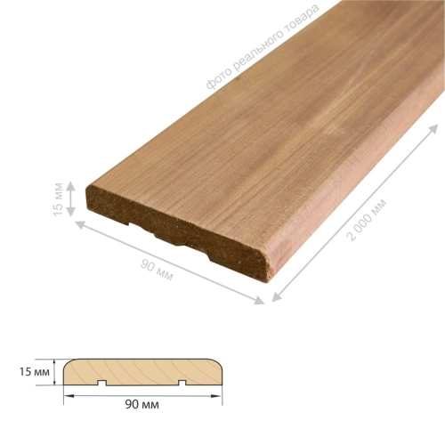 картинка Наличник термолипа плоский 90*2000мм сорт Экстра от магазина Пиломатериалы Чайковский