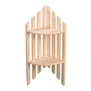 картинка Полка угловая 2 яруса от магазина Пиломатериалы Чайковский