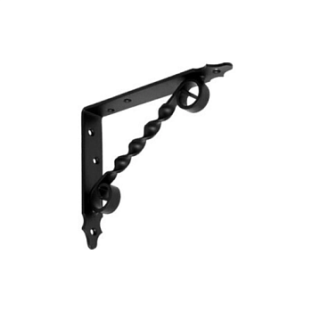 картинка Кронштейн фигурный 125*150мм черный мод.2 ДОМАРТ от магазина Пиломатериалы Чайковский