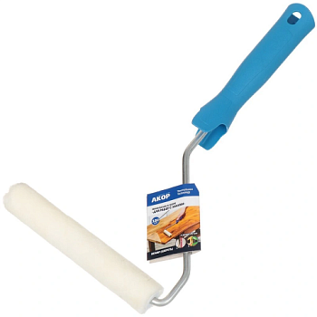 картинка Мини-валик для лаков велюровый в сборе 150мм от магазина Пиломатериалы Чайковский