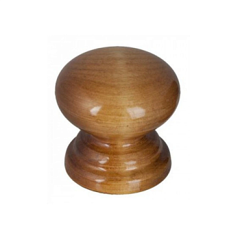 картинка Ручка-кнопка Дуб лакированная от магазина Пиломатериалы Чайковский