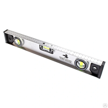 картинка Уровень строительный алюминиевый 3 глазка 400мм Чеглок 14-05-104 от магазина Пиломатериалы Чайковский