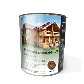 картинка Масло для Фасадов ПРОФЕССИОНАЛ Дуб (НК-74) 0,9л от магазина Пиломатериалы Чайковский