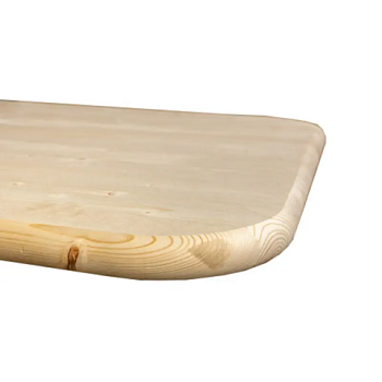 картинка Столешница овальная хвоя 30*600*1000мм сорт АВ от магазина Пиломатериалы Чайковский