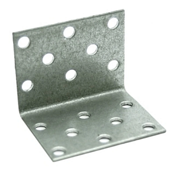картинка Уголок крепежный 90° оцинкованный 40*40*50*2мм от магазина Пиломатериалы Чайковский