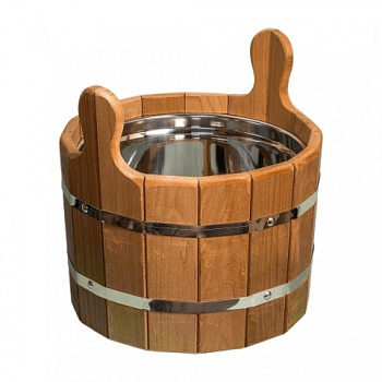 картинка Ушат термолипа с металлической вставкой 5.5л от магазина Пиломатериалы Чайковский