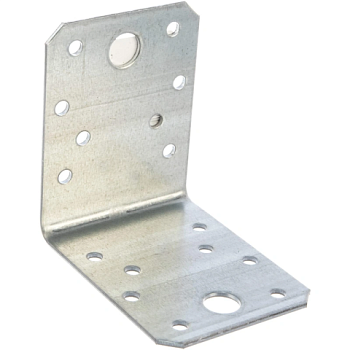 картинка Уголок крепежный 90° оцинкованный 70*70*55*2мм от магазина Пиломатериалы Чайковский