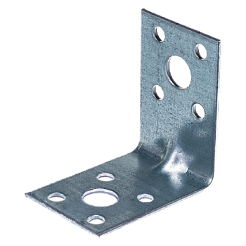 картинка Уголок крепежный усиленный 50*50*35*2мм оцинкованный от магазина Пиломатериалы Чайковский