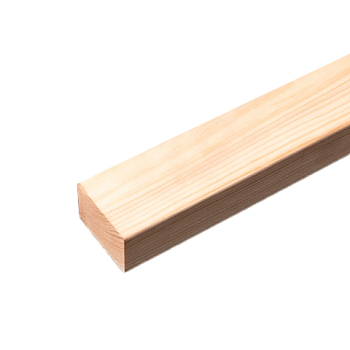 картинка Брусок сращенный для перегородок 40*60*3000мм сосна сорт Экстра (с фаской R3 на углах) от магазина Пиломатериалы Чайковский