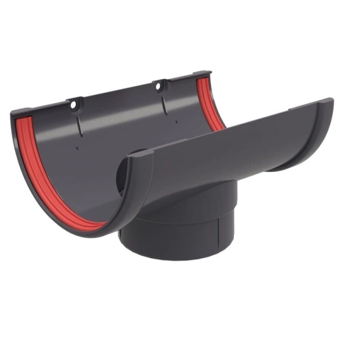 картинка Воронка желоба ПВХ графит от магазина Пиломатериалы Чайковский