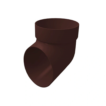 картинка Колено сливное ПВХ 72° шоколад от магазина Пиломатериалы Чайковский