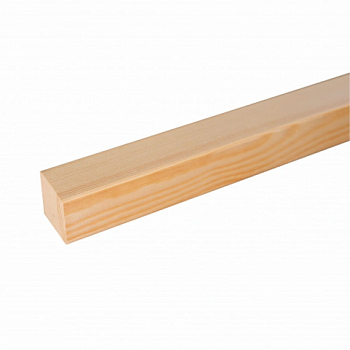 картинка Брусок сращенный для перегородок 40*40*3000мм сосна сорт Экстра (с фаской R5 на углах) от магазина Пиломатериалы Чайковский