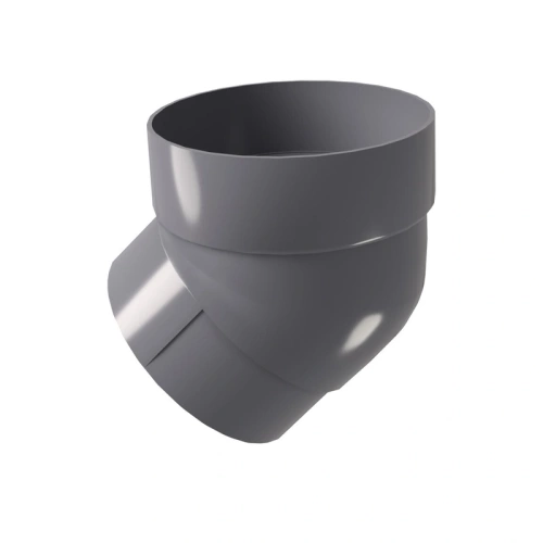 картинка Колено трубы ПВХ 45° графит от магазина Пиломатериалы Чайковский