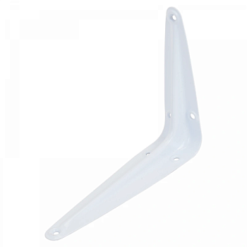 картинка Уголок-кронштейн 100*125мм белый от магазина Пиломатериалы Чайковский