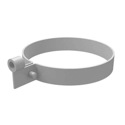 картинка Хомут крепления трубы ПВХ белый от магазина Пиломатериалы Чайковский
