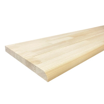 картинка Подоконник 30*300*3000мм Сосна сорт Экстра сращенный (с фаской) от магазина Пиломатериалы Чайковский