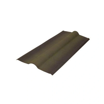 картинка Конек черепица ондулин зеленый 0.9*0.36м от магазина Пиломатериалы Чайковский