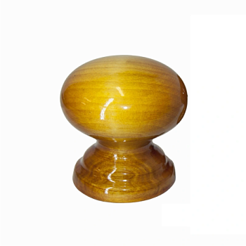 картинка Ручка-кнопка Лиственница лакированная от магазина Пиломатериалы Чайковский