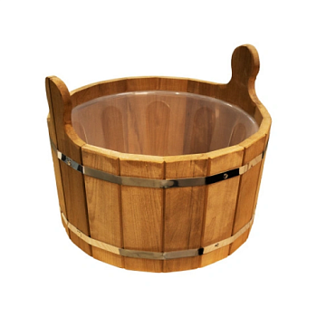 картинка Шайка термолипа с пластиковой вставкой 10л от магазина Пиломатериалы Чайковский