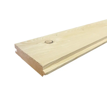 картинка Доска пола шпунтованная ель/сосна 27*118(110)*3000мм сорт С от магазина Пиломатериалы Чайковский