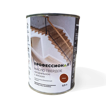 картинка Масло Твердое с воском ПРОФЕССИОНАЛ Ольха (НК-72) 0,9л от магазина Пиломатериалы Чайковский