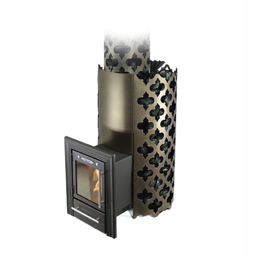 картинка Печь банная Арабеска inox Люмина, черная бронза, (камни 107кг/до 18м³) от магазина Пиломатериалы Чайковский