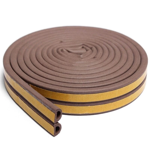 картинка Уплотнитель коричневый D-профиль 9*8мм от магазина Пиломатериалы Чайковский