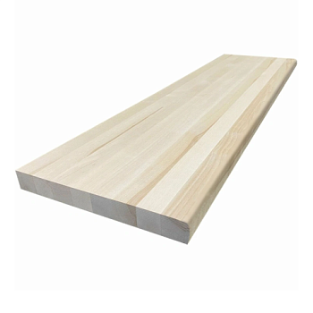 картинка Ступень 40*300*1000мм Береза сорт А цельноламельная (с фаской) от магазина Пиломатериалы Чайковский