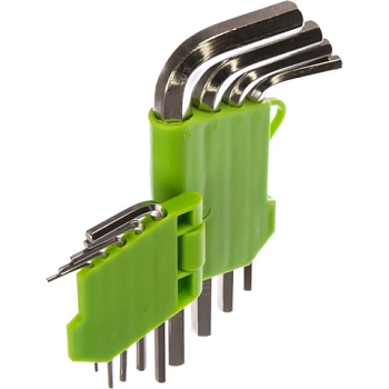 картинка Набор ключей имбусовых 1,5-10 мм шестигранные короткие 9шт. 12317 от магазина Пиломатериалы Чайковский