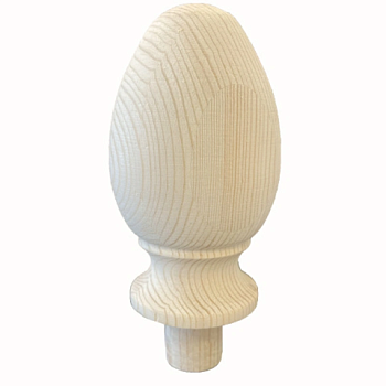 картинка Накладка на столб овальная 100мм Сосна сорт Экстра сращенная от магазина Пиломатериалы Чайковский