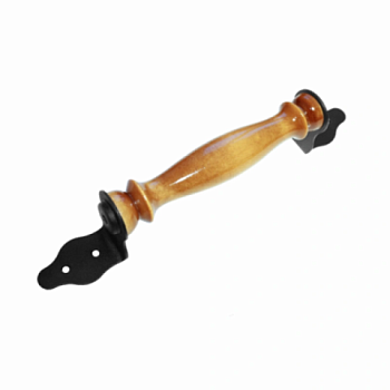 картинка Ручка декоративная Домарт мод. 2 черная 360мм береза от магазина Пиломатериалы Чайковский