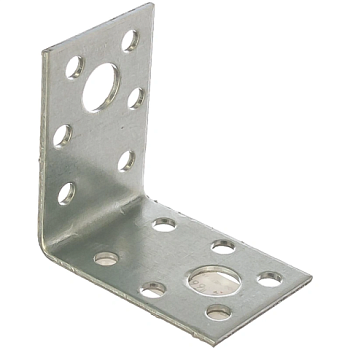 картинка Уголок крепежный 90° оцинкованный 50*50*35*2мм от магазина Пиломатериалы Чайковский