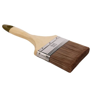 картинка Кисть универсальная плоская Toolberg Микс-Эксперт для лаков, масла, эмалей, смешанная щетина, 100мм от магазина Пиломатериалы Чайковский