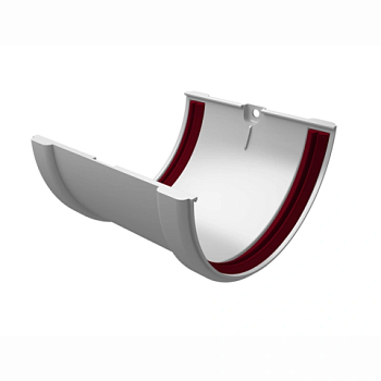 картинка Соединитель желоба ПВХ белый от магазина Пиломатериалы Чайковский