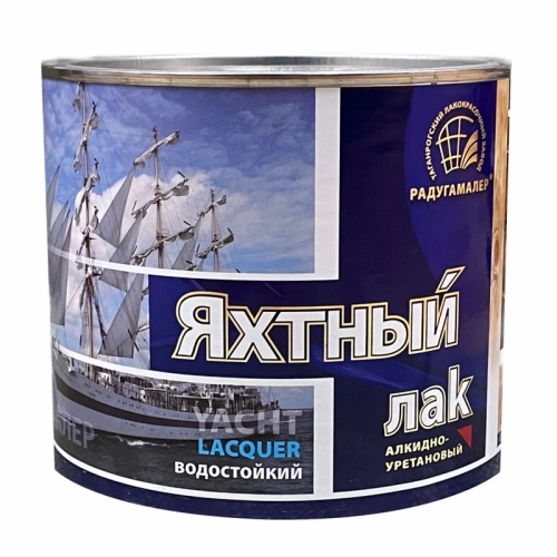 картинка Лак яхтный глянцевый Радуга 1.9л алкид-уретан. от магазина Пиломатериалы Чайковский