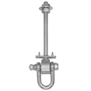 картинка Крепление для качелей тип D М12*140 мм с хомутом 8855 от магазина Пиломатериалы Чайковский