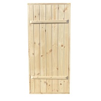 Двери для бани — банный блок (массив хвоя)