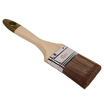 картинка Кисть универсальная плоская Toolberg Микс-Эксперт для лаков, масла, эмалей, смешанная щетина, 75мм от магазина Пиломатериалы Чайковский