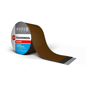 картинка Самоклеящаяся герметизирующая двухсторонняя лента Технониколь Nicoband коричневая 100мм*10м от магазина Пиломатериалы Чайковский