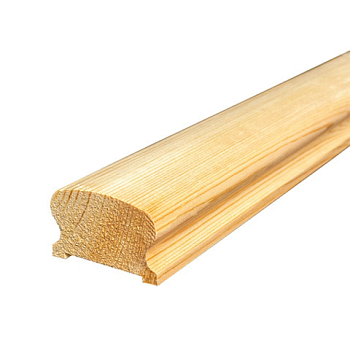 картинка Поручень 45*65*2000мм Ель/Сосна сорт А сращенный под 50мм балясину от магазина Пиломатериалы Чайковский