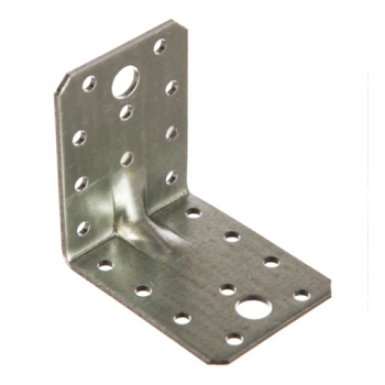 картинка Уголок крепежный усиленный 70*70*55*2.5мм оцинкованный ГОСТ 14918-80 от магазина Пиломатериалы Чайковский